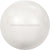 Serinity Pearls Round Half Drilled (5818) Crystal White-Serinity Pearls-3mm - Pack of 10-Bluestreak Crystals
