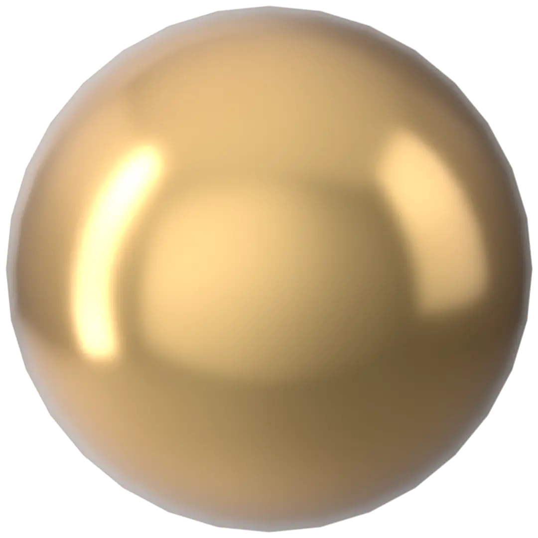 Serinity Pearls Round No Hole (5809) Crystal Bright Gold - Bluestreak Crystals