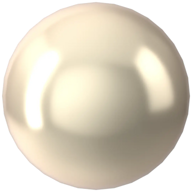 Serinity Pearls Round No Hole (5809) Crystal Creamrose Light - Bluestreak Crystals