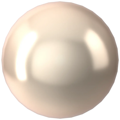Swarovski Pearls Round No Hole (5809) Crystal Creamrose - Bluestreak Crystals