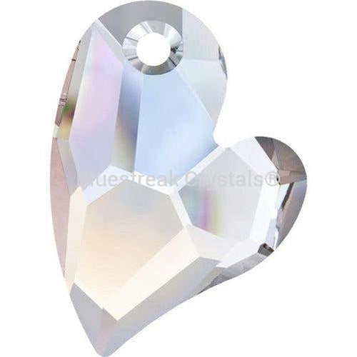 Serinity Pendants Asymmetrical Heart (6261) Crystal AB-Serinity Pendants-17mm - Pack of 1-Bluestreak Crystals