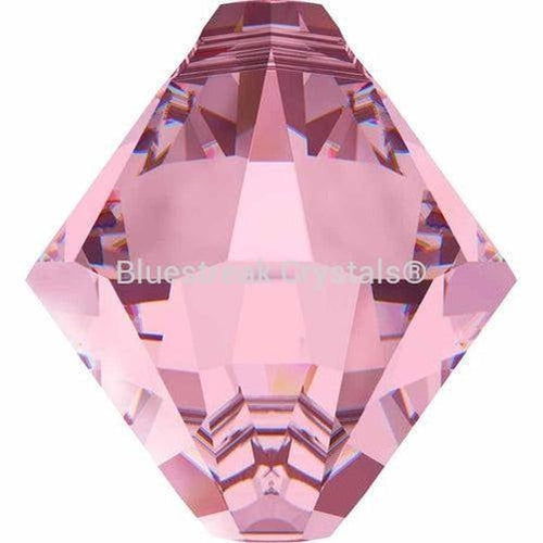 Serinity Pendants Bicone Cut (6328) Light Rose-Serinity Pendants-6mm - Pack of 10-Bluestreak Crystals