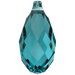 Serinity Pendants Briolette (6010) Blue Zircon - Bluestreak Crystals
