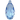 Swarovski Pendants Briolette (6010) Recreated Ice Blue - Bluestreak Crystals
