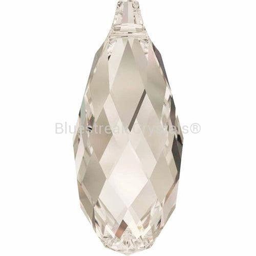 Serinity Pendants Briolette (6010) Crystal Silver Shade-Serinity Pendants-11mm - Pack of 1-Bluestreak Crystals