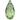 Serinity Pendants Briolette (6010) Dark Peridot - Bluestreak Crystals
