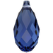 Serinity Pendants Briolette (6010) Dark Sapphire - Bluestreak Crystals