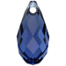Serinity Pendants Briolette (6010) Dark Sapphire - Bluestreak Crystals