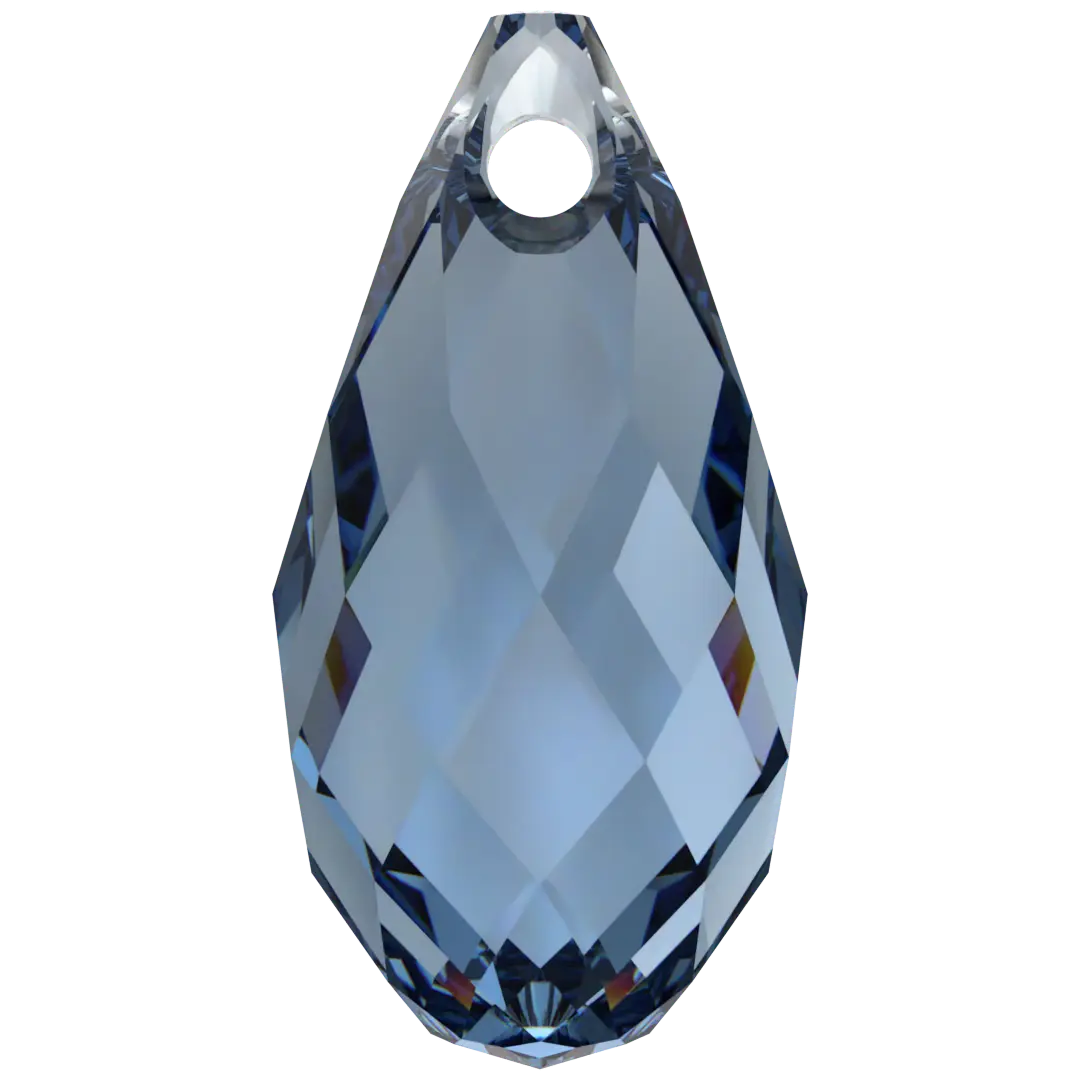 Serinity Pendants Briolette (6010) Denim Blue - Bluestreak Crystals