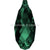 Serinity Pendants Briolette (6010) Emerald-Serinity Pendants-11mm - Pack of 1-Bluestreak Crystals