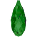 Serinity Pendants Briolette (6010) Fern Green - Bluestreak Crystals
