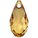 Serinity Pendants Briolette (6010) Golden Topaz - Bluestreak Crystals