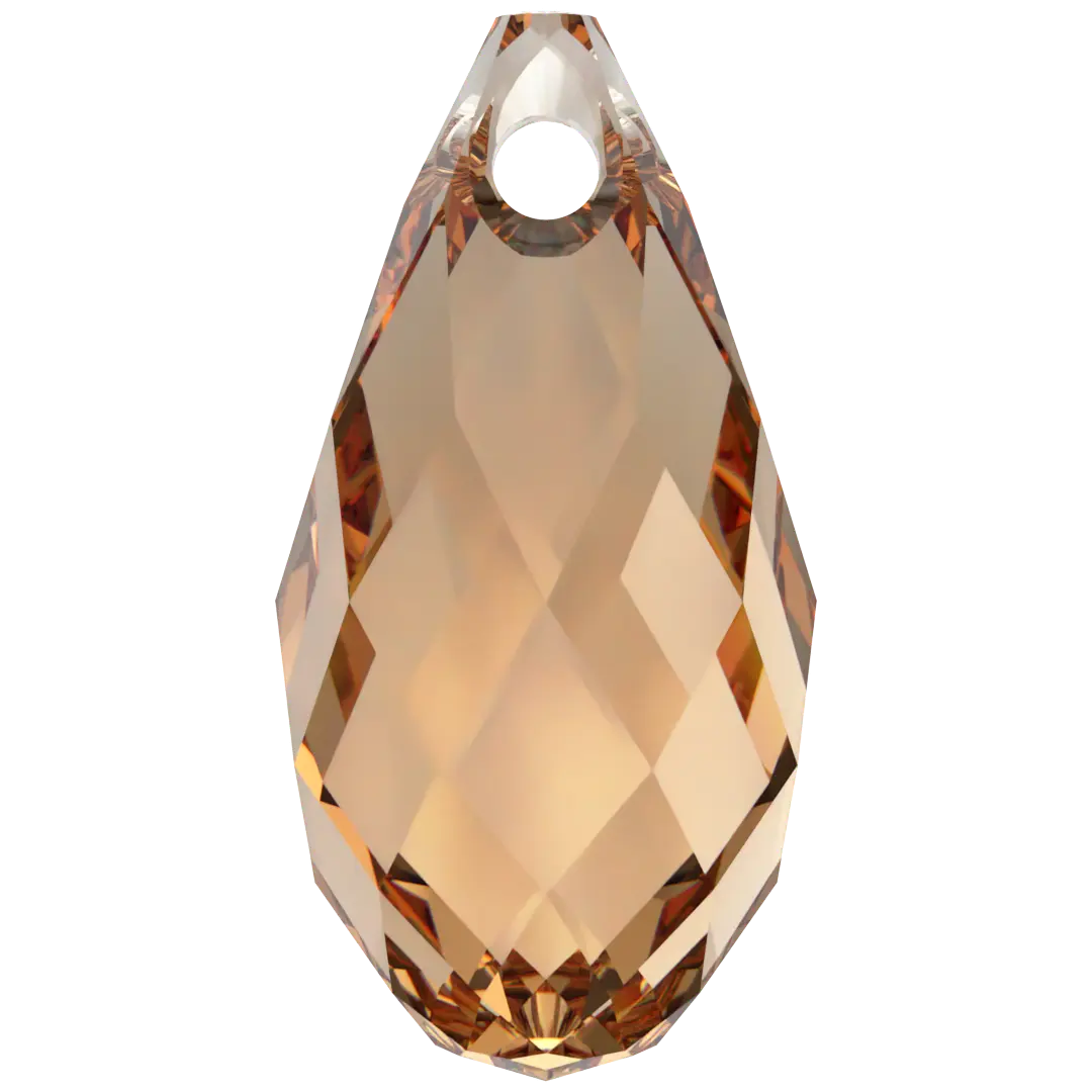 Serinity Pendants Briolette (6010) Light Colorado Topaz - Bluestreak Crystals