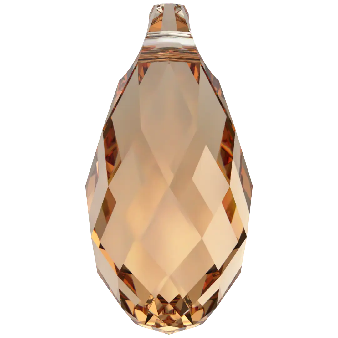 Serinity Pendants Briolette (6010) Light Colorado Topaz - Bluestreak Crystals