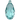 Serinity Pendants Briolette (6010) Light Turquoise - Bluestreak Crystals