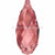 Serinity Pendants Briolette (6010) Padparadscha-Serinity Pendants-11mm - Pack of 1-Bluestreak Crystals