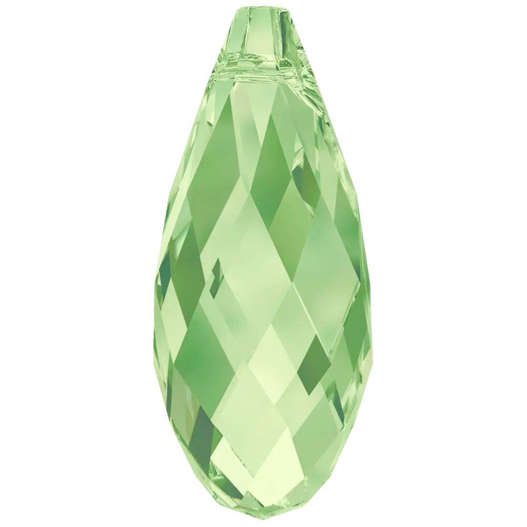 Serinity Pendants Briolette (6010) Peridot - Bluestreak Crystals