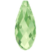 Serinity Pendants Briolette (6010) Peridot - Bluestreak Crystals