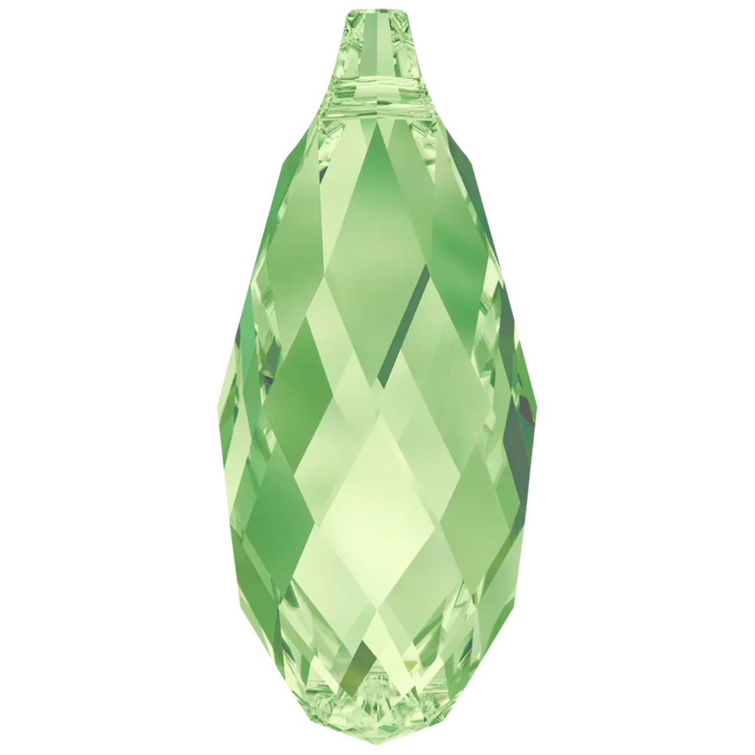 Serinity Pendants Briolette (6010) Peridot - Bluestreak Crystals