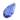 Serinity Pendants Briolette (6010) Sapphire - Bluestreak Crystals