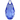Serinity Pendants Briolette (6010) Sapphire - Bluestreak Crystals
