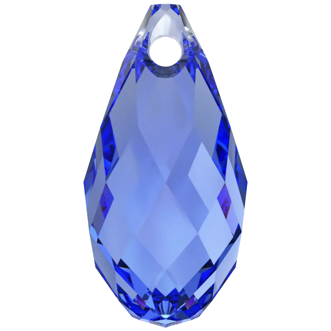 Serinity Pendants Briolette (6010) Sapphire - Bluestreak Crystals