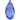 Serinity Pendants Briolette (6010) Sapphire - Bluestreak Crystals