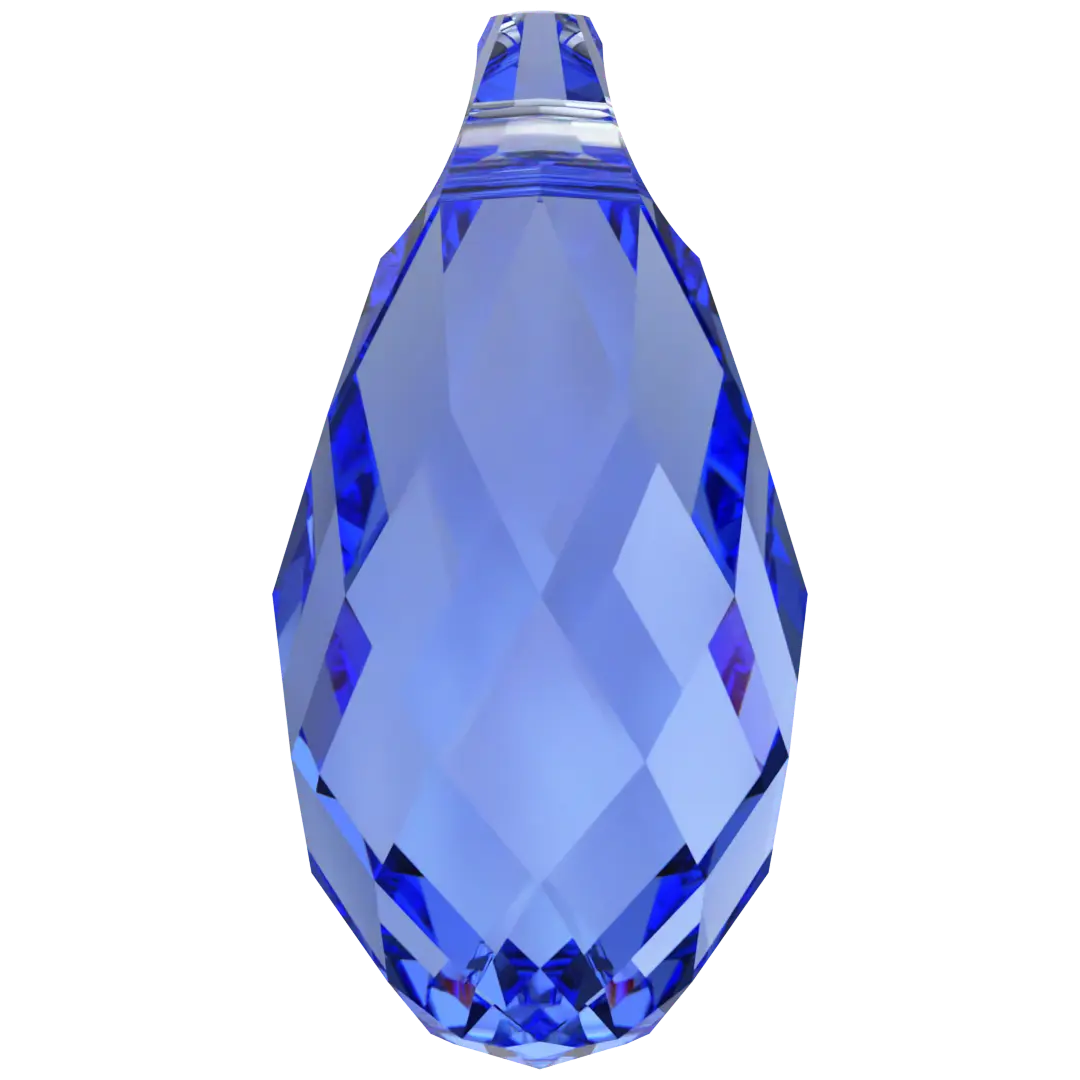 Serinity Pendants Briolette (6010) Sapphire - Bluestreak Crystals