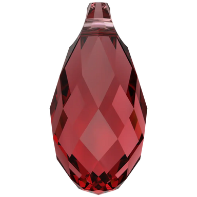 Serinity Pendants Briolette (6010) Scarlet - Bluestreak Crystals