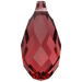 Serinity Pendants Briolette (6010) Scarlet - Bluestreak Crystals