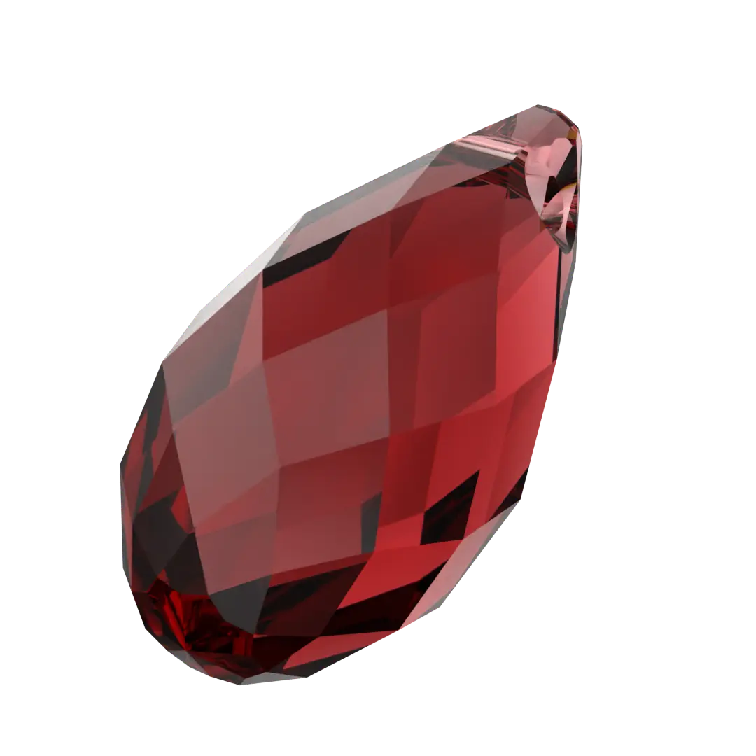 Serinity Pendants Briolette (6010) Siam - Bluestreak Crystals