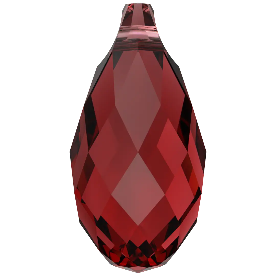 Serinity Pendants Briolette (6010) Siam - Bluestreak Crystals