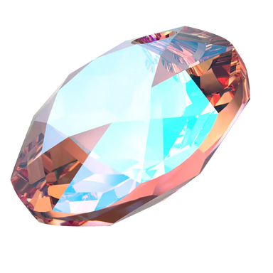 Serinity Pendants Classic Cut (6430) Light Rose Shimmer - Bluestreak Crystals