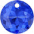 Serinity Pendants Classic Cut (6430) Majestic Blue-Serinity Pendants-8mm - Pack of 4-Bluestreak Crystals