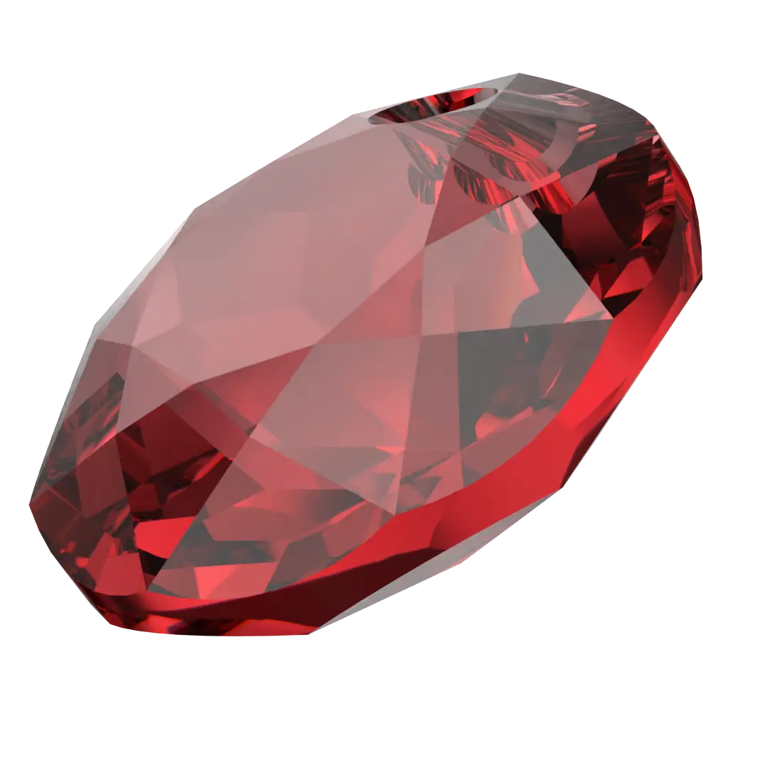 Serinity Pendants Classic Cut (6430) Scarlet - Bluestreak Crystals