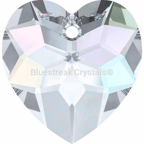 Serinity Pendants Classic Heart (6215) Crystal AB-Serinity Pendants-18mm - Pack of 1-Bluestreak Crystals
