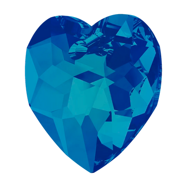 Serinity Pendants Classic Heart (6215) Crystal Bermuda Blue P - Bluestreak Crystals