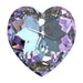 Serinity Pendants Classic Heart (6215) Crystal Vitrail Light - Bluestreak Crystals