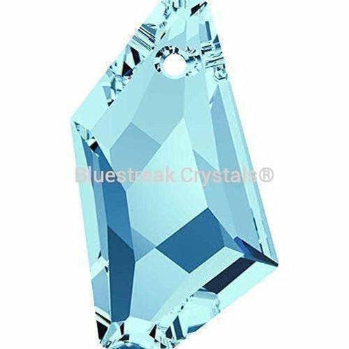 Serinity Pendants De-Art (6670) Aquamarine-Serinity Pendants-18mm - Pack of 1-Bluestreak Crystals