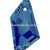 Serinity Pendants De-Art (6670) Crystal Bermuda Blue P-Serinity Pendants-18mm - Pack of 1-Bluestreak Crystals