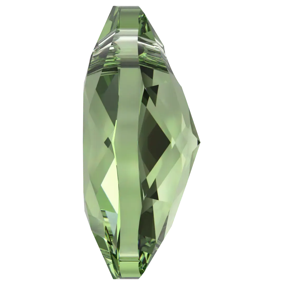 Serinity Pendants Elliptic Cut (6438) Dark Peridot - Bluestreak Crystals