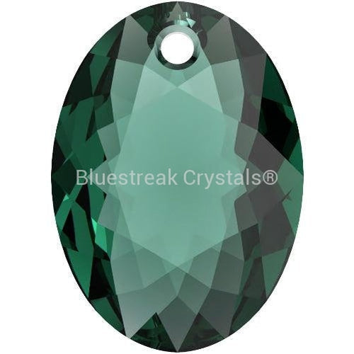 Serinity Pendants Elliptic Cut (6438) Emerald-Serinity Pendants-9mm - Pack of 4-Bluestreak Crystals