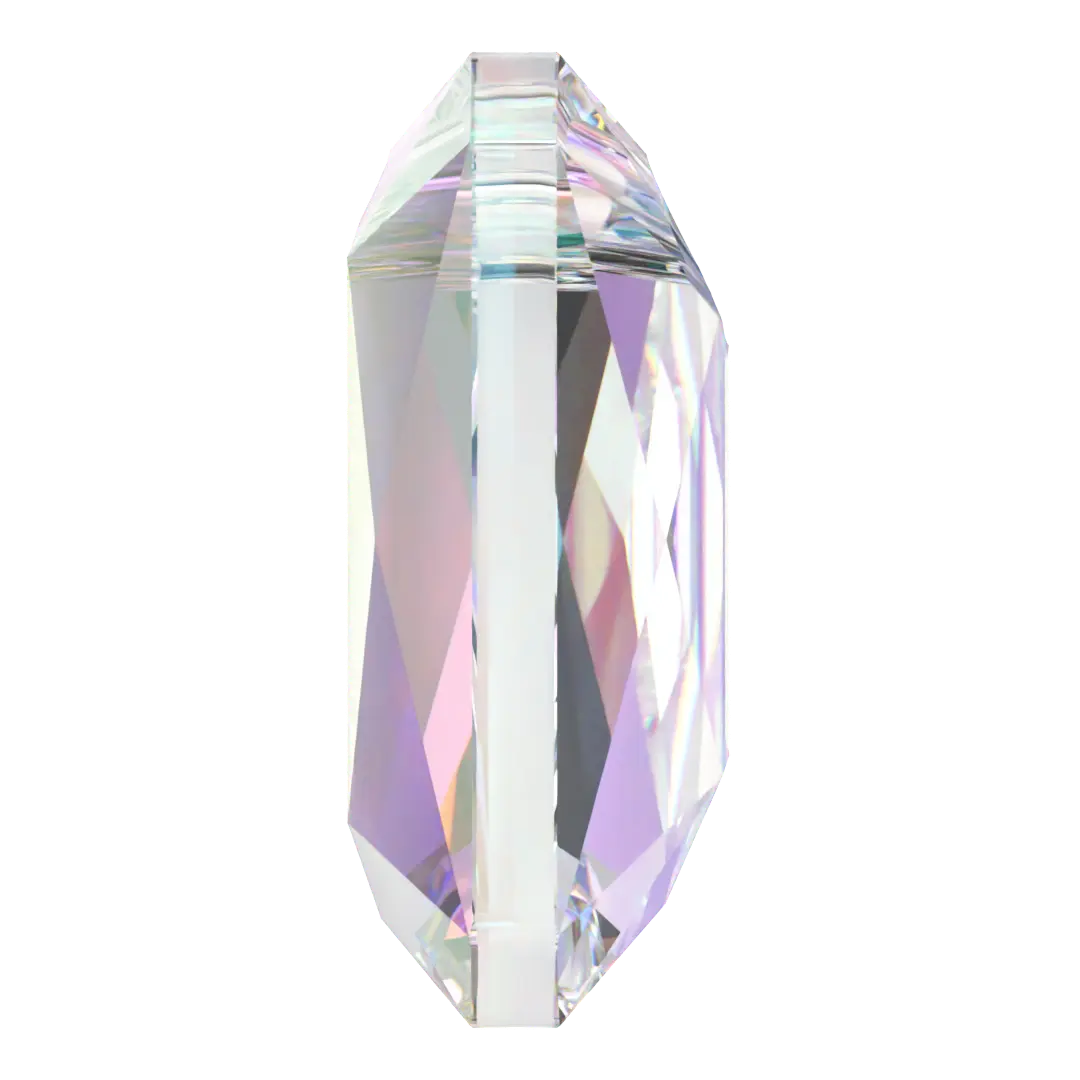 Serinity Pendants Emerald Cut (6435) Crystal AB - Bluestreak Crystals