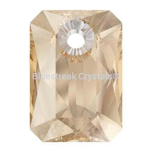 Serinity Pendants Emerald Cut (6435) Crystal Golden Shadow-Serinity Pendants-9mm - Pack of 4-Bluestreak Crystals