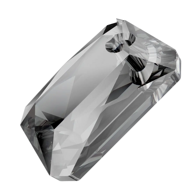 Serinity Pendants Emerald Cut (6435) Crystal Silver Night - Bluestreak Crystals