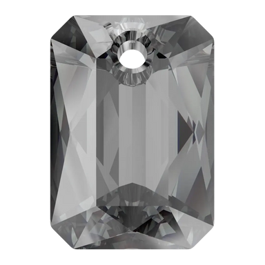 Serinity Pendants Emerald Cut (6435) Crystal Silver Night - Bluestreak Crystals