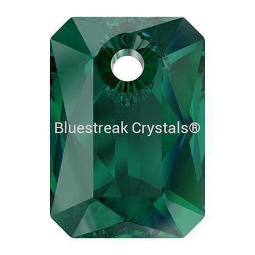 Serinity Pendants Emerald Cut (6435) Emerald-Serinity Pendants-9mm - Pack of 4-Bluestreak Crystals