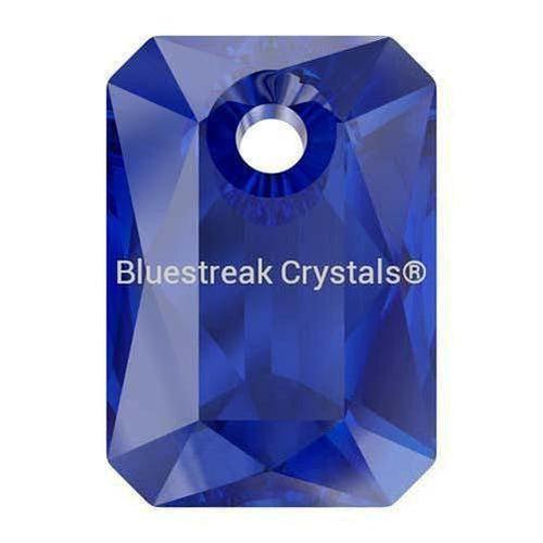 Serinity Pendants Emerald Cut (6435) Majestic Blue-Serinity Pendants-9mm - Pack of 4-Bluestreak Crystals