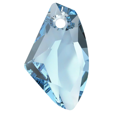 Serinity Pendants Galactic Vertical (6656) Aquamarine - Bluestreak Crystals