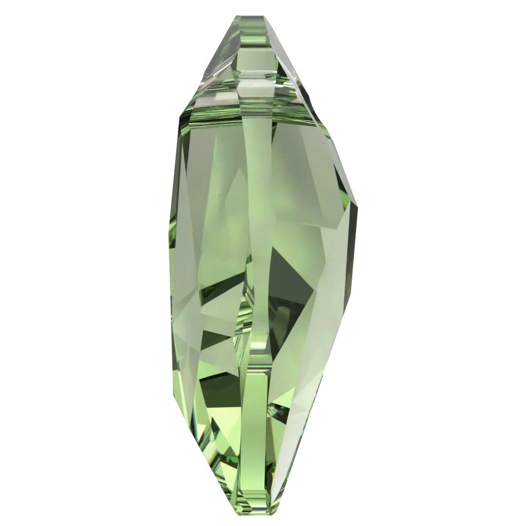 Serinity Pendants Galactic Vertical (6656) Dark Peridot - Bluestreak Crystals